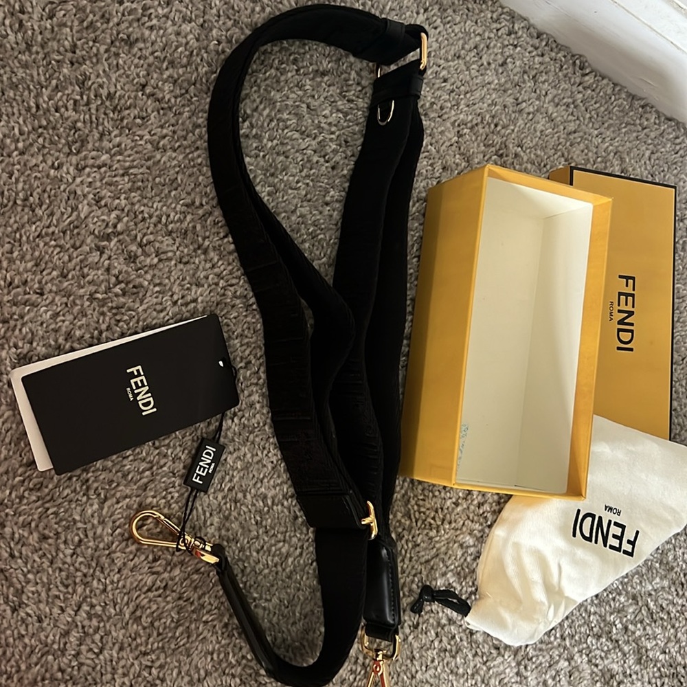 Black Ribbon Fendi Strap